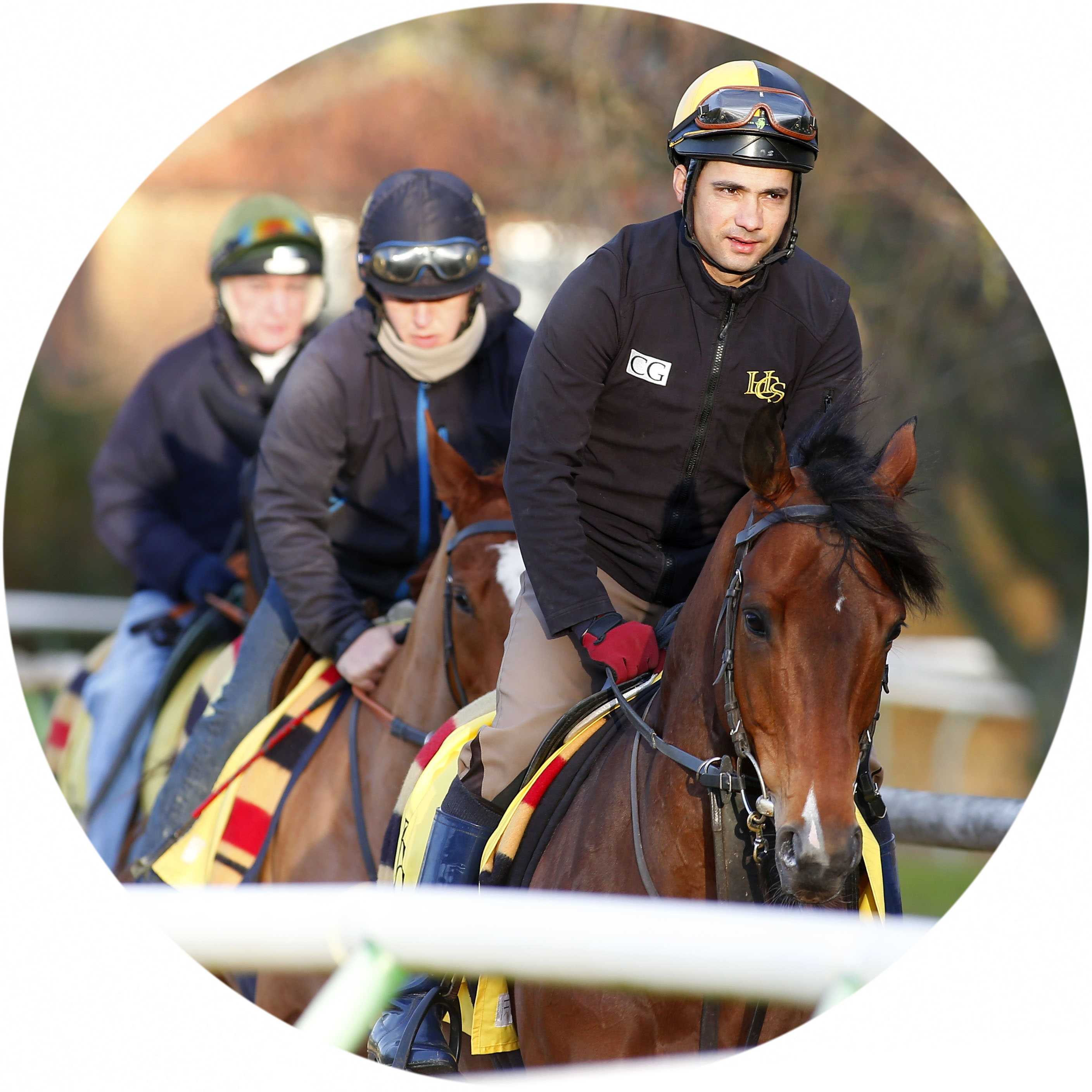 Racing grooms with British Grooms Association