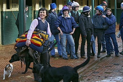 Racing groom members of British Grooms Association