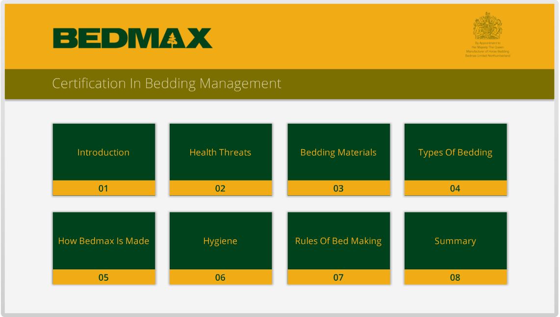 Bedmax Certification